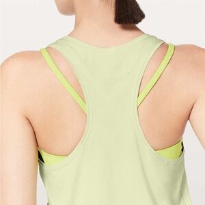 Pastel Green Lululemon tank size 8